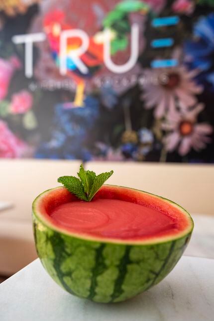 Watermelon Frose from True Kitchen + Kocktails is served with flair.