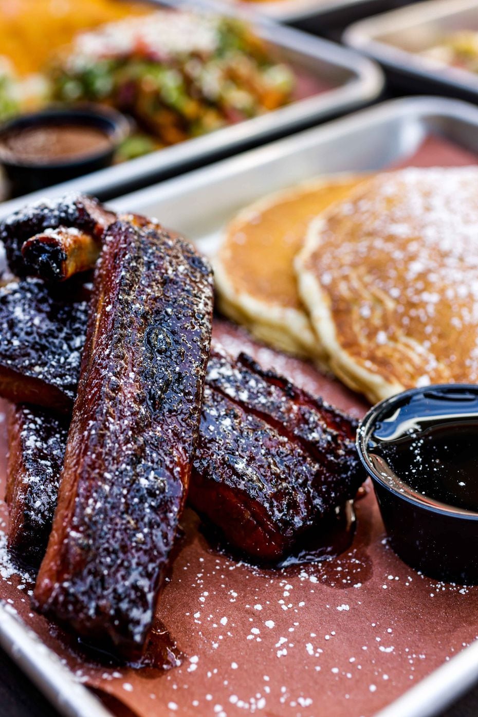 At brunchtime, Del Toro BBQ will serve pancakes with barbecue.
