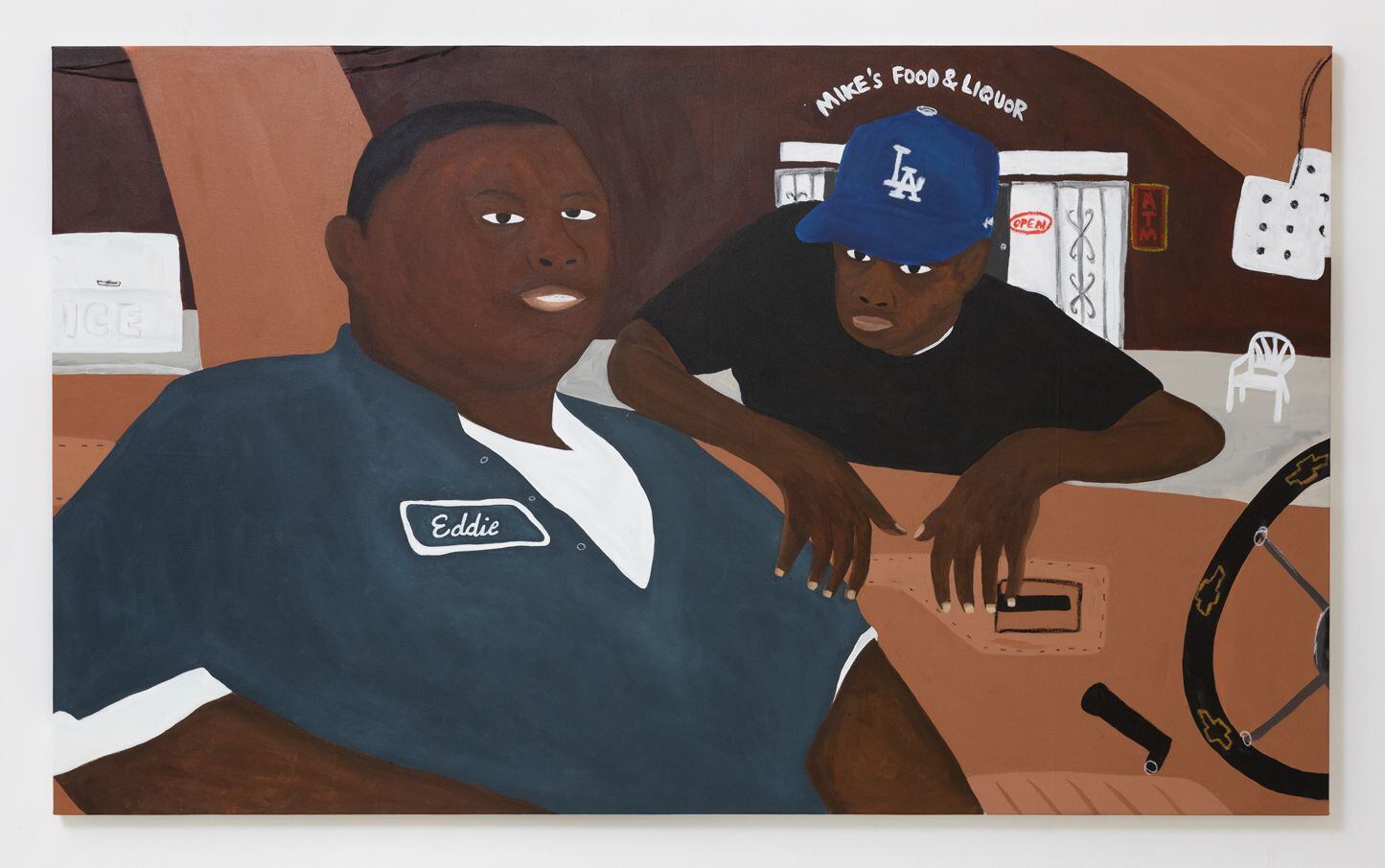 Auudi Dorsey, "Blue-collar brother," 2021. This piece is being shown at the 2021 Dallas Art...