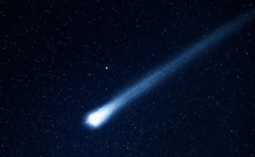 Imagen de un cometa proporcionada or NASA.