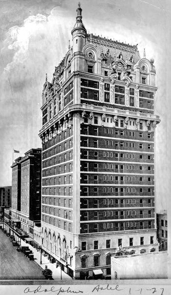 The Adolphus opened in 1912, but by 1927, it had already been enlarged. Its last renovation,...