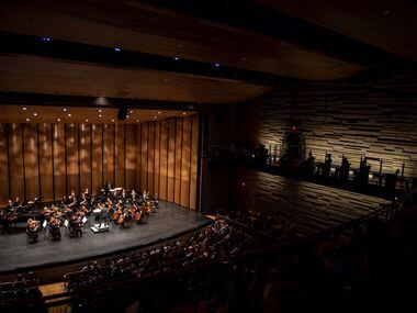 The Dallas Chamber Symphony  in concert at Moody Performance Hall in Dallas on April 30, 2019. 