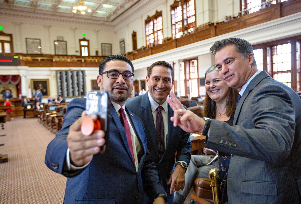 State Rep. Armando Walle, State Rep. Trey Martinez Fischer, State Rep. Michelle Beckley and...