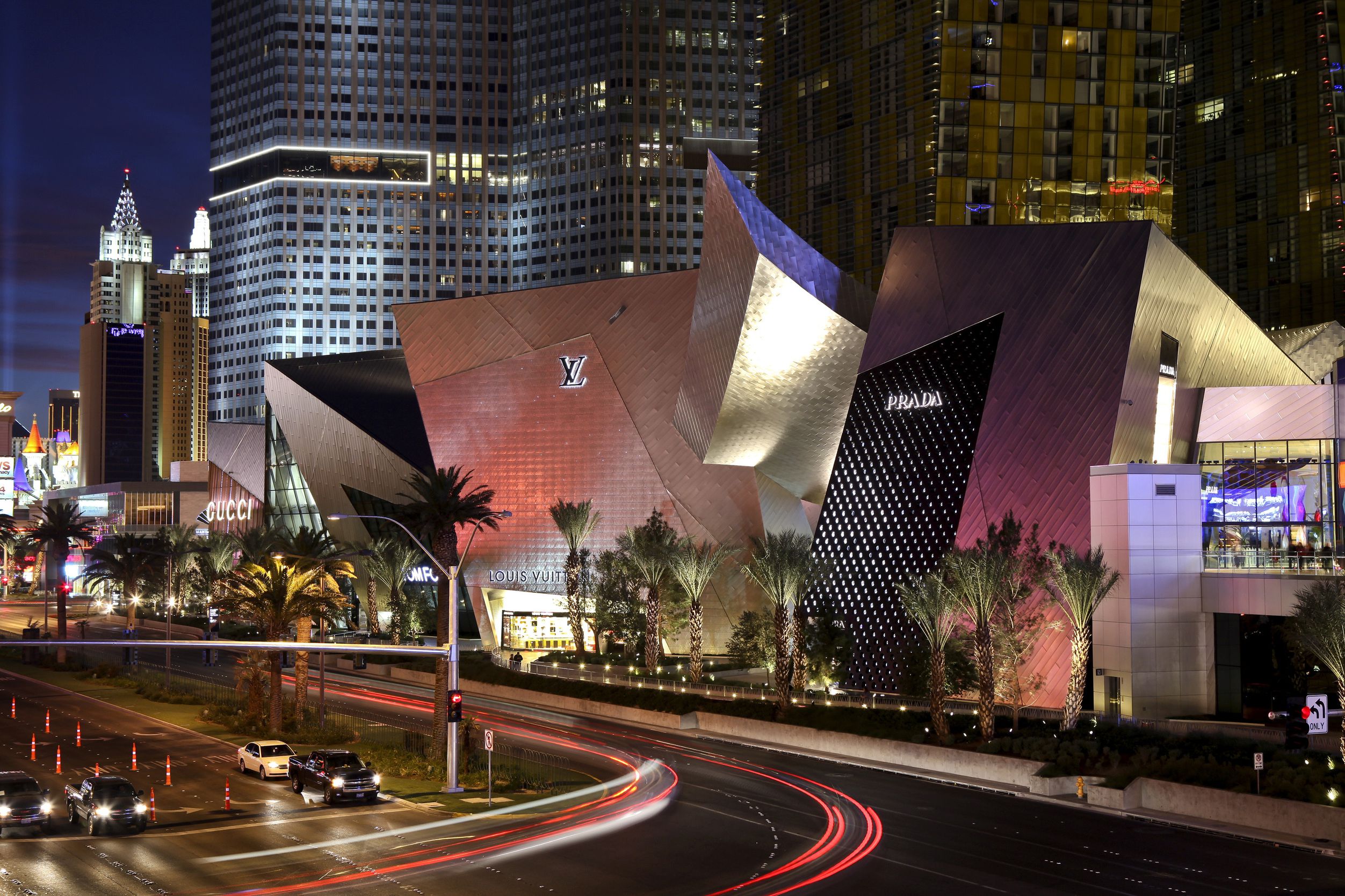 Crystals Shopping Mall with Gucci Store in Las Vegas - LAS VEGAS