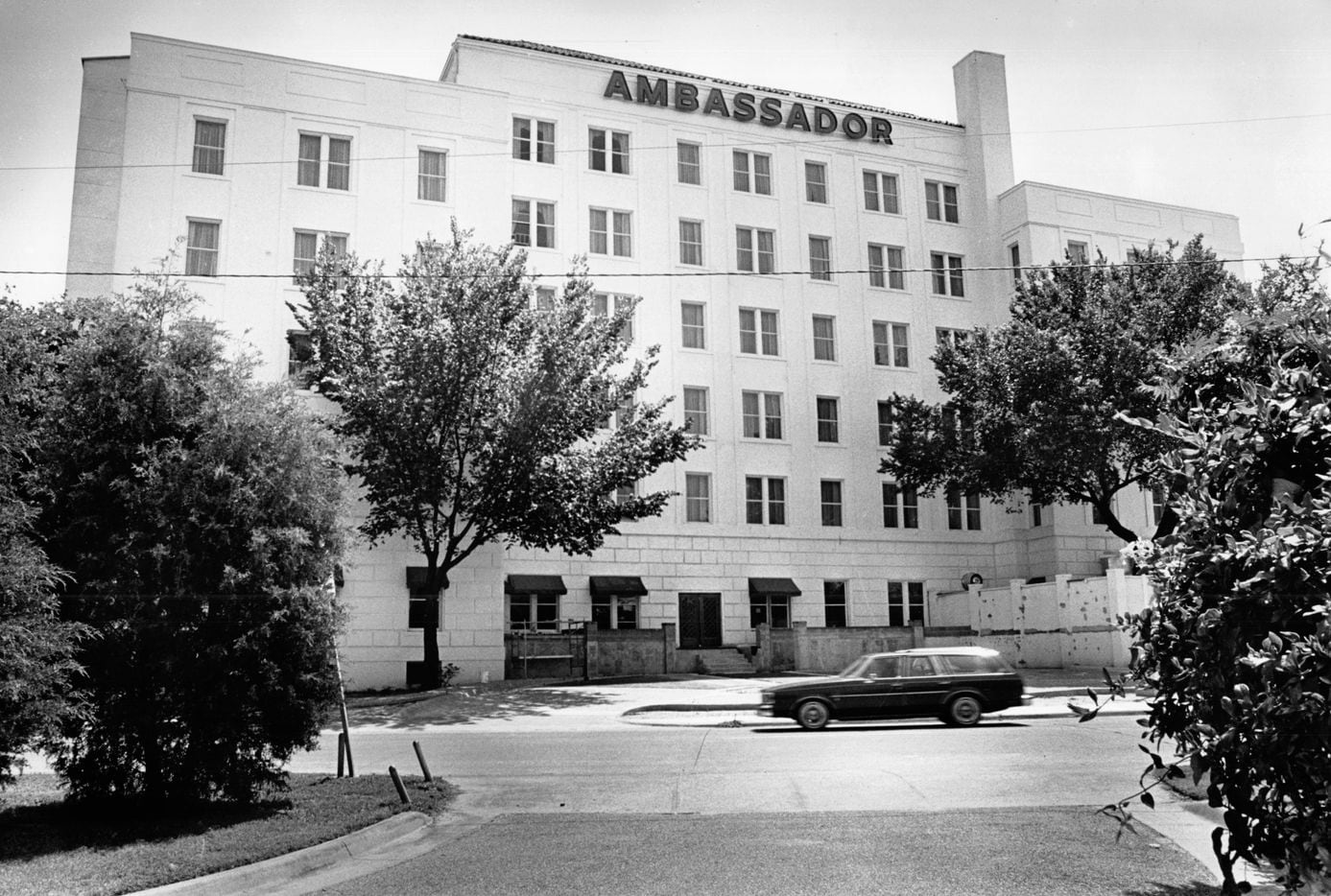 The Ambassador Hotel, seen in July 1983.