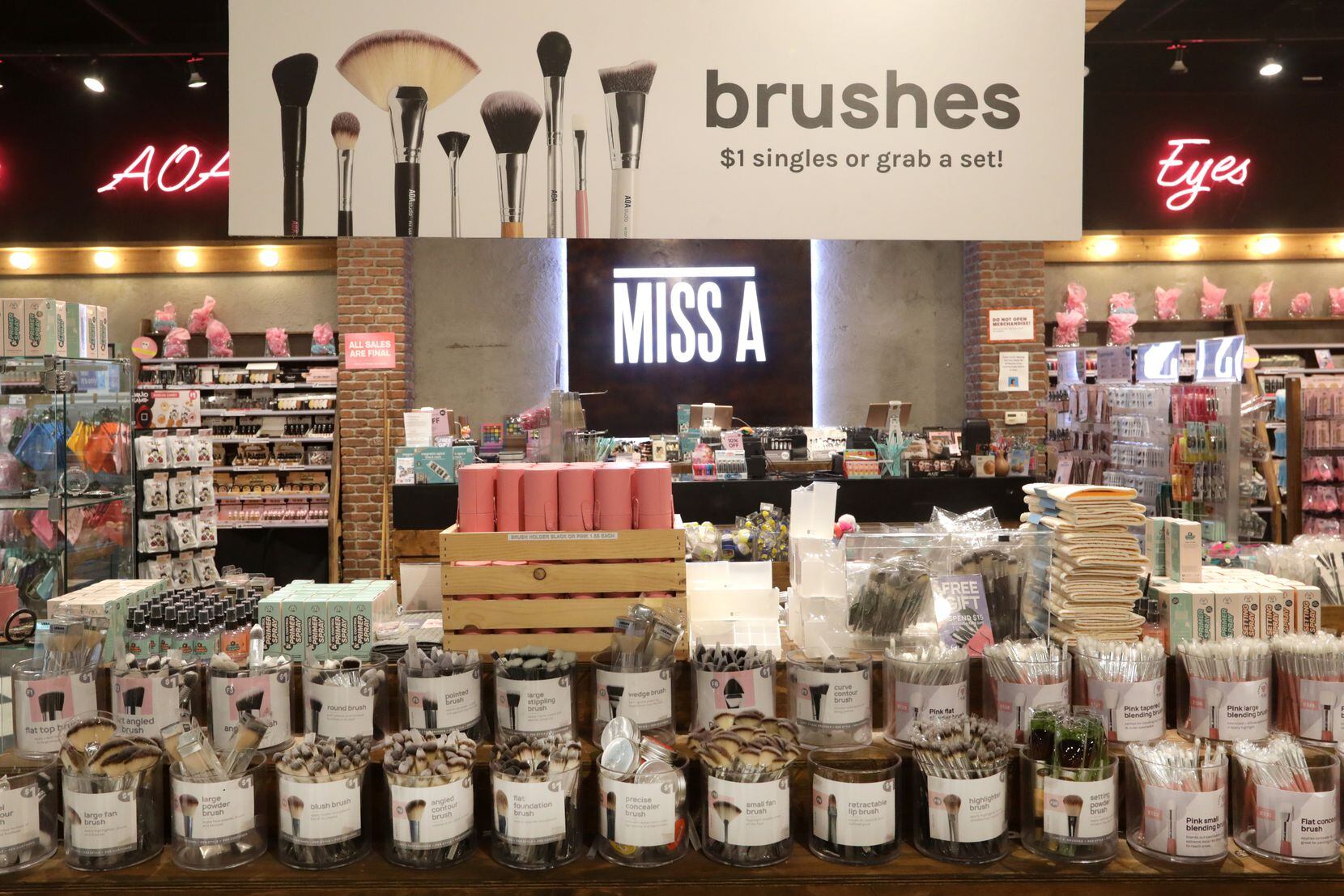 Dallas-based beauty retailer Miss A is taking its $1 prices to more
