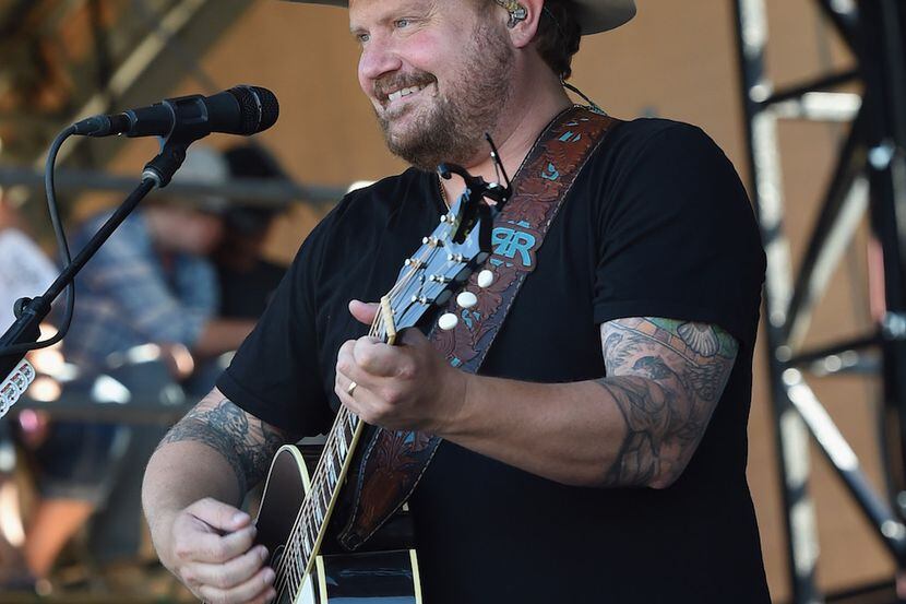 Randy Rogers of the Randy Rogers Band performed during day three of the Kicker Country...