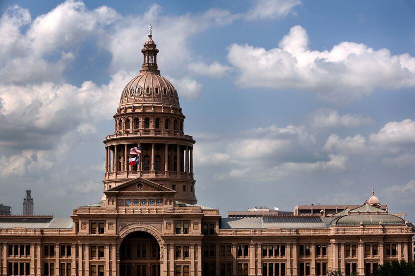An exterior view of Texas Capitol in Austin, Texas, Wednesday, May 22, 2019. (Tom Fox/The...