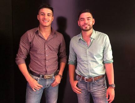 Daniel Brian Rodríguez  y Gabriel Trevizo, integrantes de La Alianza Norteña.(SILVANA...