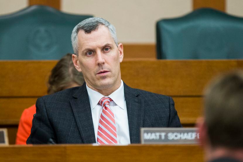 Matt Schaefer, legislador republicano, representa un distrito en Tyler, Texas.
