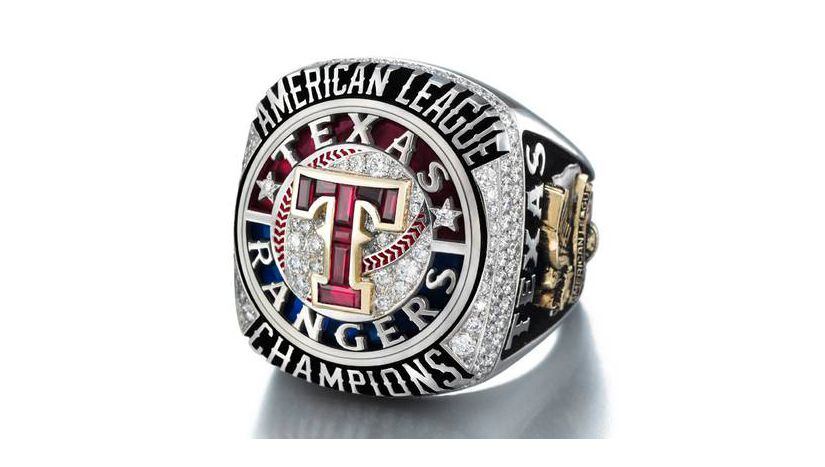 See the Texas Rangers' American League Championship rings