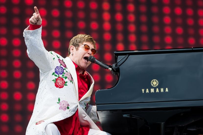 Elton John. (Photo by Ian Gavan/Getty Images for Harlequins)