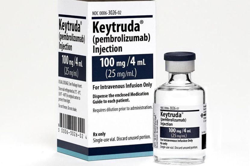 Keytruda, un medicamento de inmunoterapia, un método que ha sido exitoso para combatir...