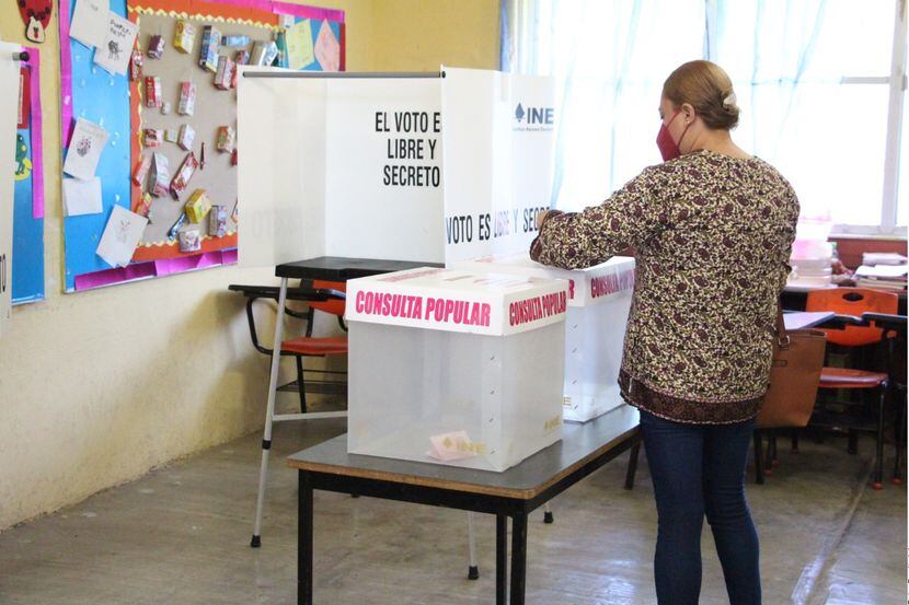 La participación en el referéndum en México quedó lejos del 40 por ciento necesario para que...