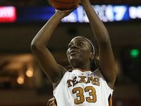 UT standout Tiffany Jackson shoots during a basketball game in 2006 in Austin,  Jackson died...