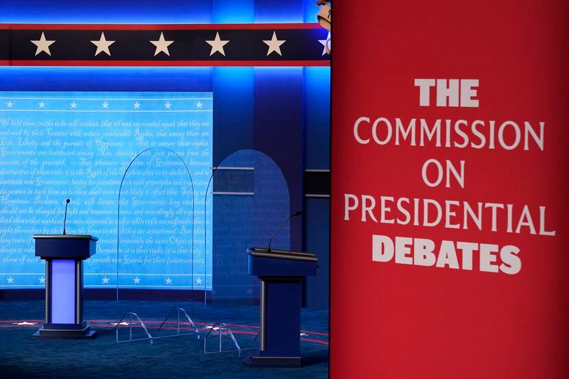 The second 2020 Presidential debate took place at Belmont University, Oct. 21, 2020, in...