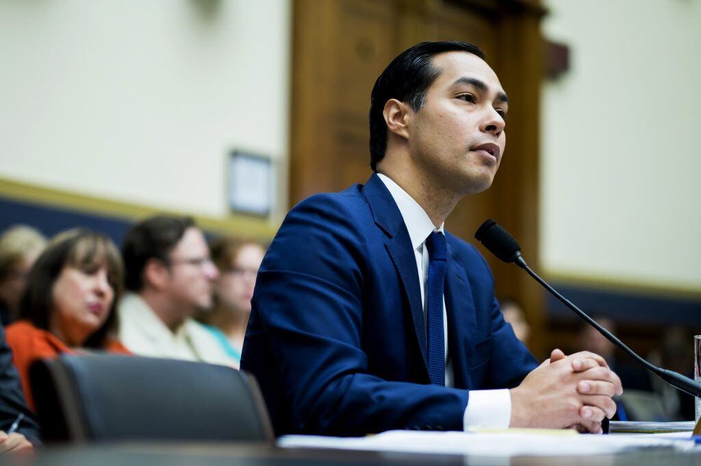 Julian Castro, secretary of Housing and Urban Development, attended a House Financial...