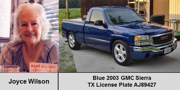 Authorities issued a Silver Alert for Joyce Wilson, who was last seen Monday afternoon in...