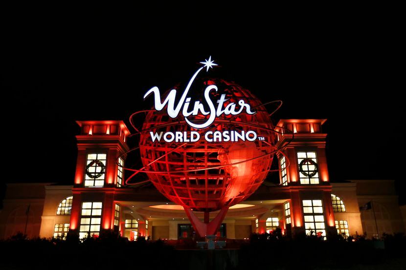 La entrada del WinStar World Casino and Resort en Thackerville, Oklahoma.