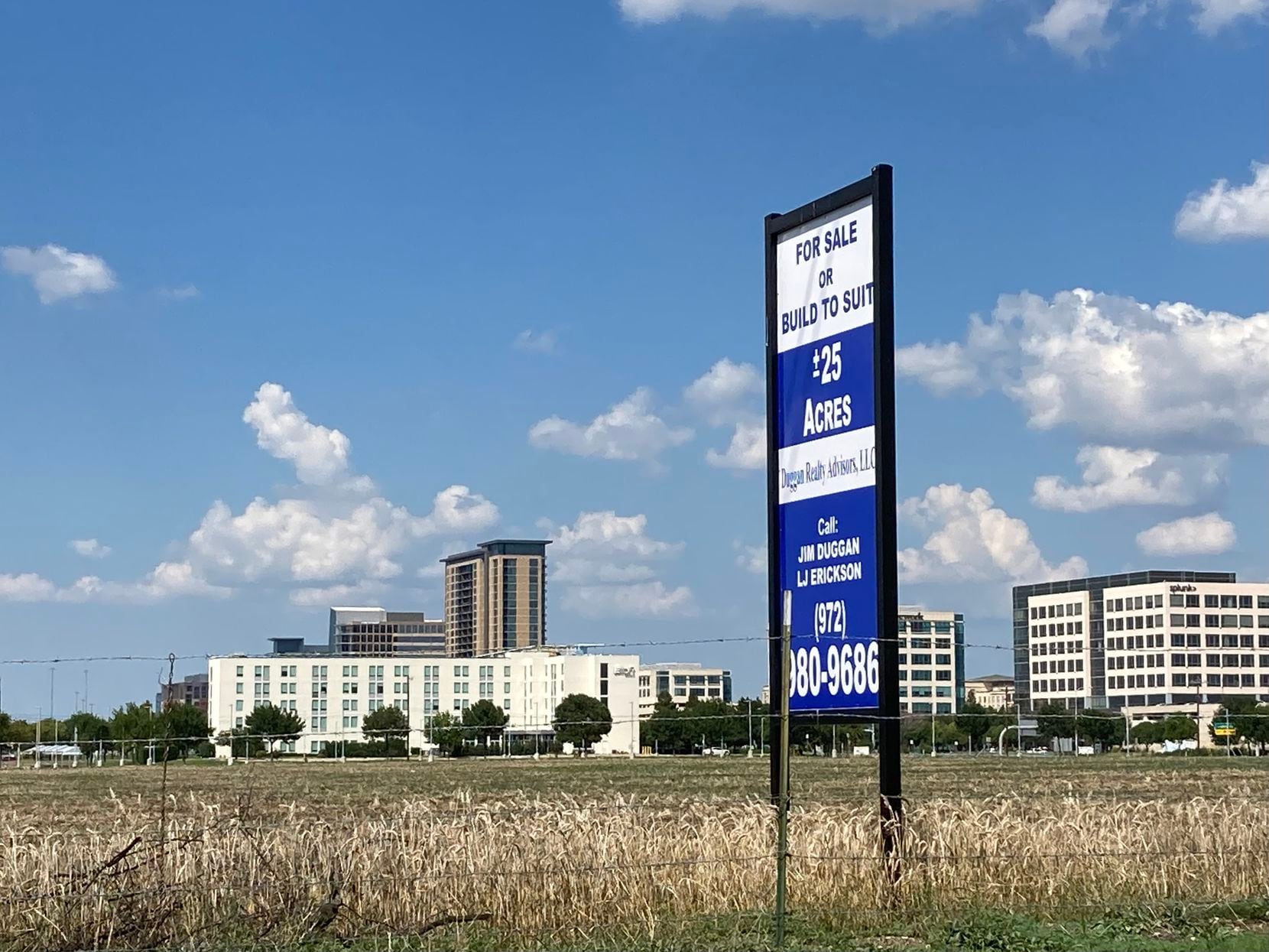 The vacant northwest corner of the Dallas North Tollway and Spring Creek Parkway is planned...