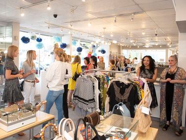 Clothes Circuit is located at 6105 Sherry Lane in Dallas. Photo of a store event in May 2019. 