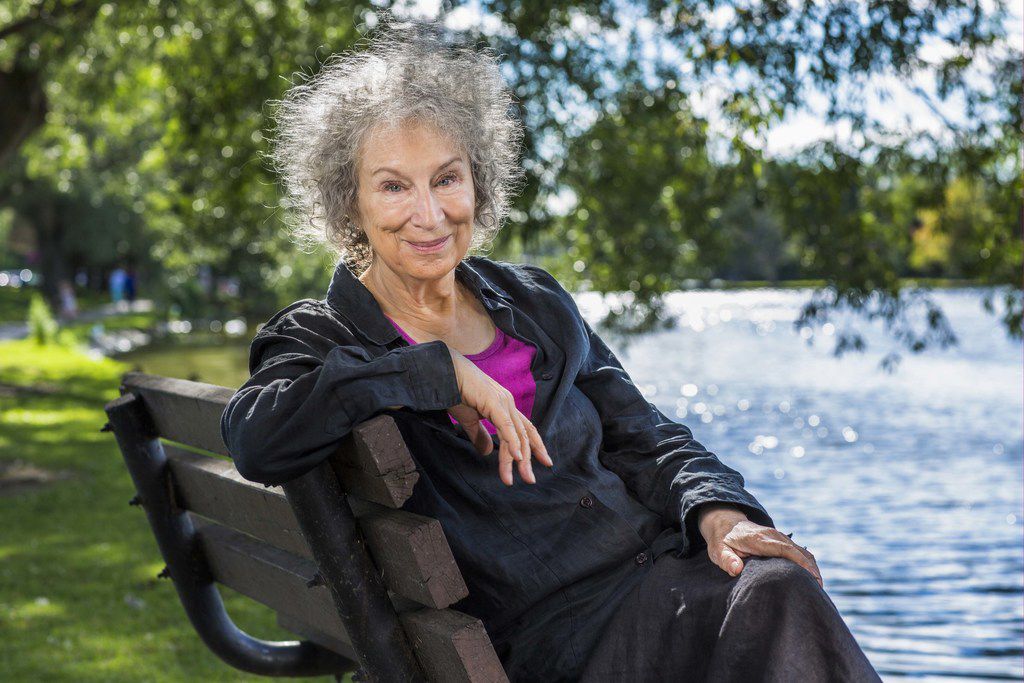 Margaret Atwood has said the rise of Donald Trump helped persuade her to write The...