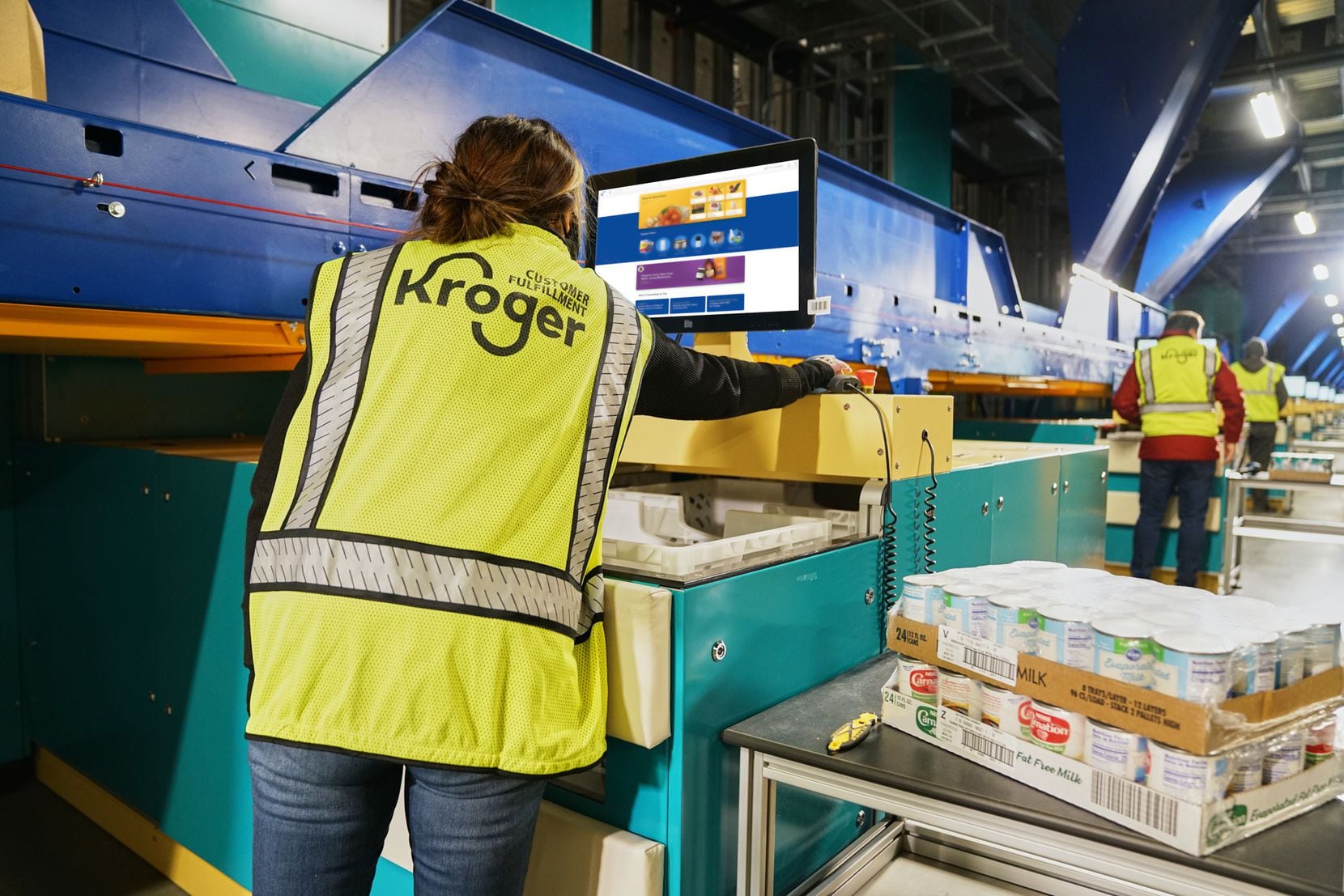 Kroger and its U.K. technology partner Ocado are opening a 350,000-square-foot automated...