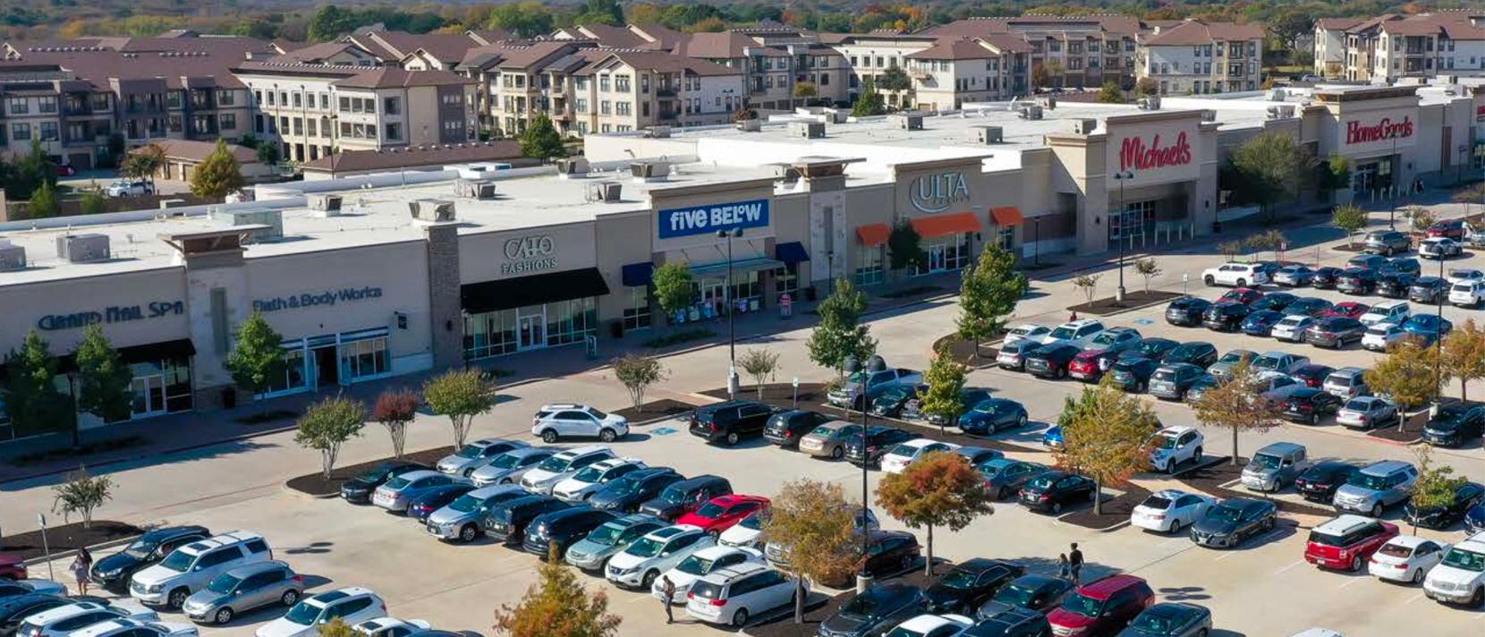 Glade Parks Town Center is more than 90% leased.