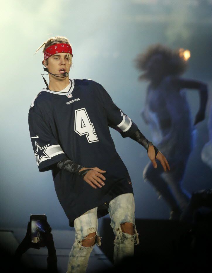 Dallas didn't get the best possible Justin Bieber at his Sunday