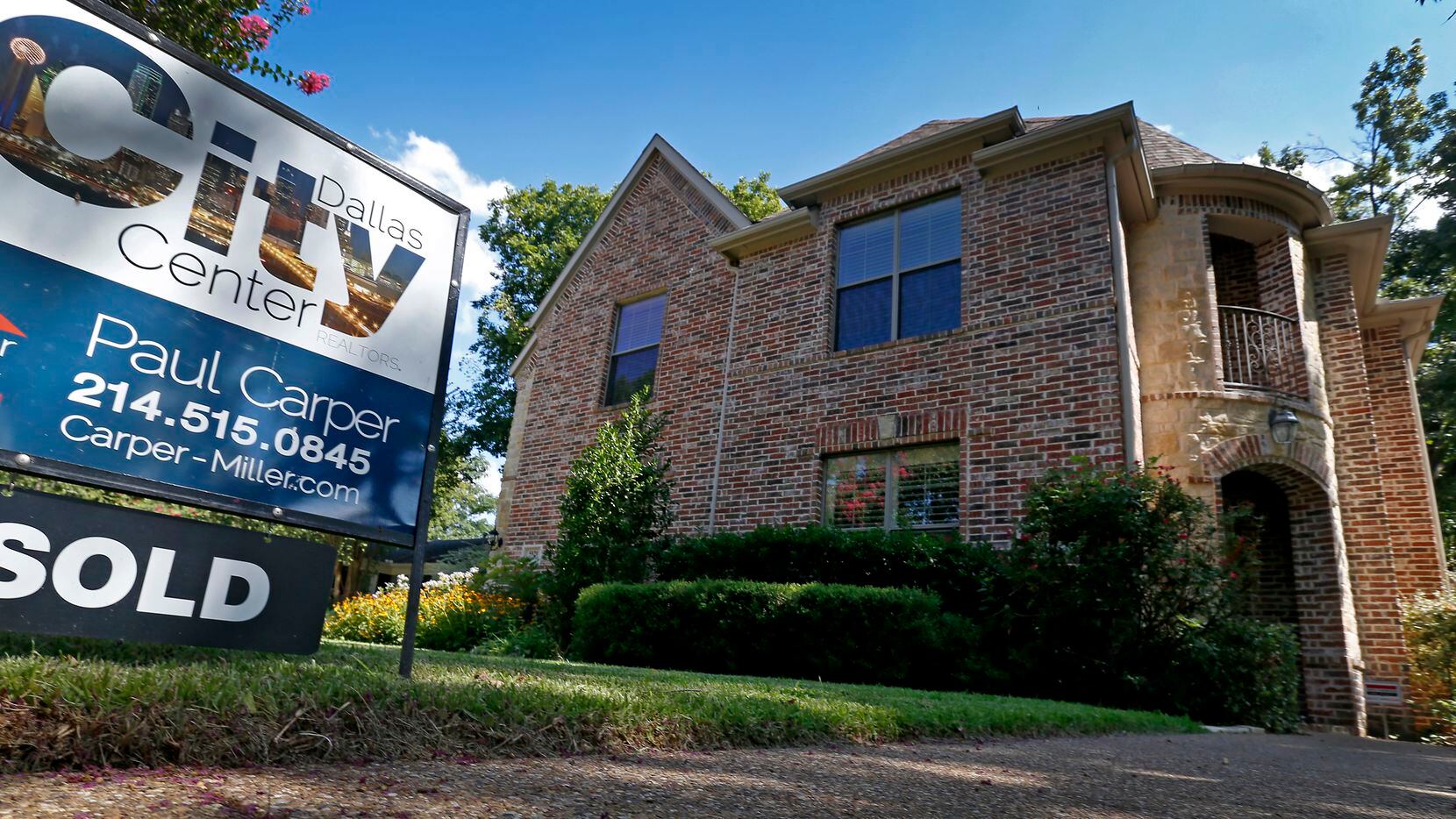 Dallas-Fort Worth home sales were up 7% in July from a year ago with the largest gain in...