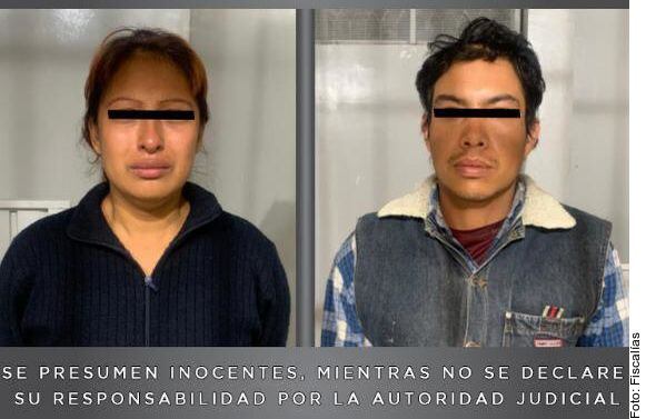 Giovana Cruz y Mario Reyes, pareja de presuntos feminicidas de Fátima, fueron detenidos el...