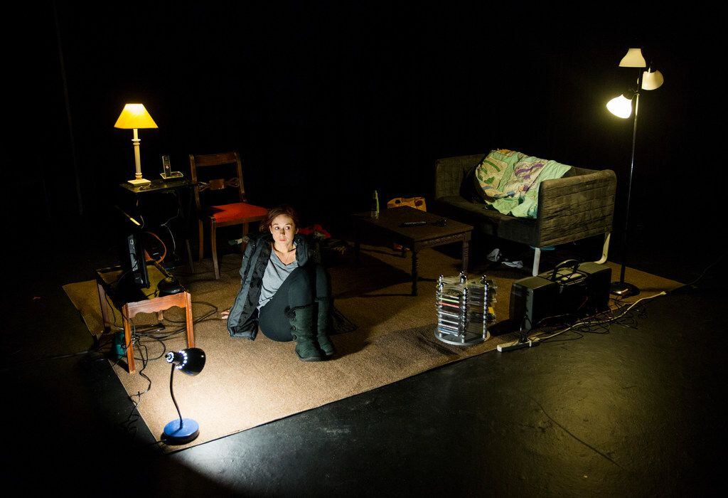 Barrett Nash portrays a despondent woman in Lucy Kirkwood and Ed Hime's Small Hours on the...
