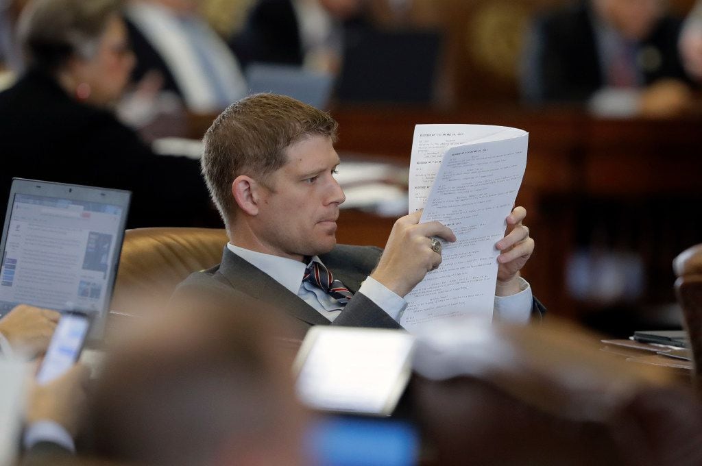 Rep. Matt Krause, R-Fort Worth, looked over the calendar as lawmakers rushed to finish...