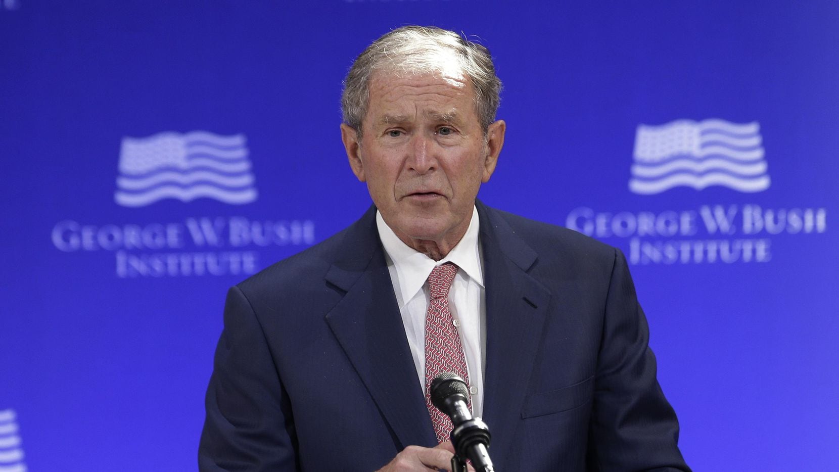 Ex presidente George W. Bush Foto: Seth Wenig/AP
