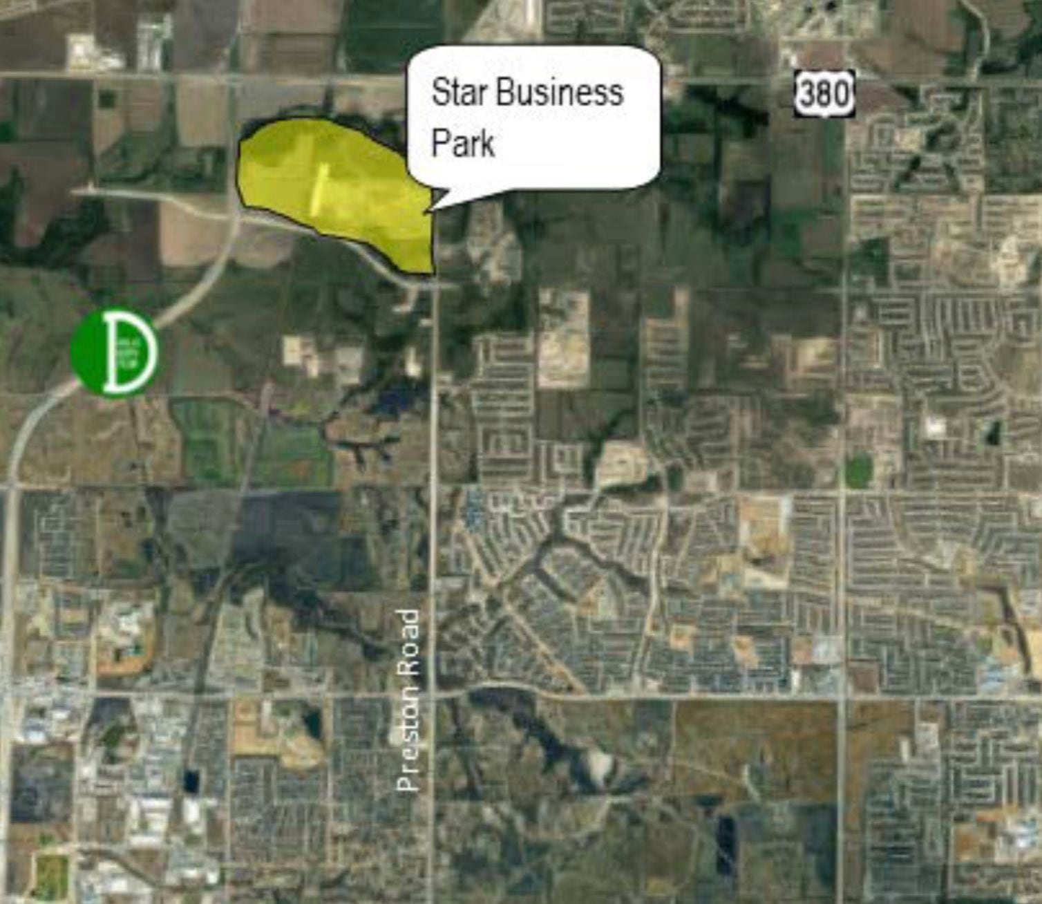 The Star Business Park is on Preston Road just south of U.S. 380.