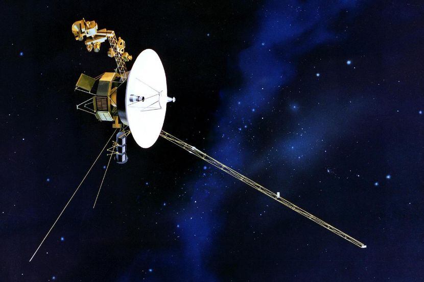 Versión ilustrada de la sonda Voyager 2, lanzada en 1977 desde Cabo Cañaveral, FLorida.(AP)
