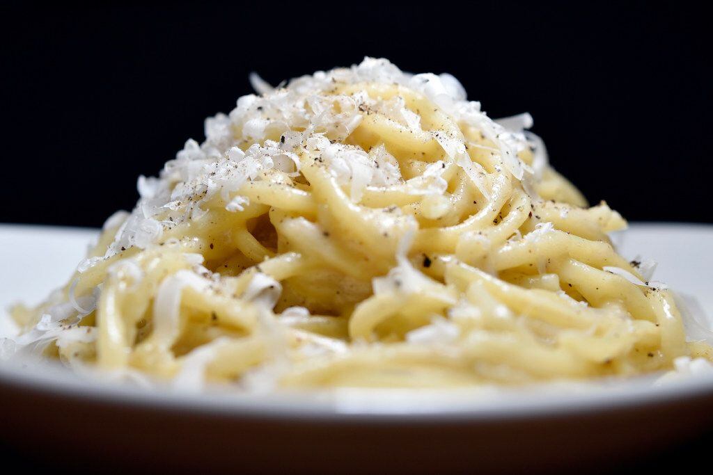 Sprezza's bucatini cacio e pepe with ricotta whey was one of its most popular dishes, says...