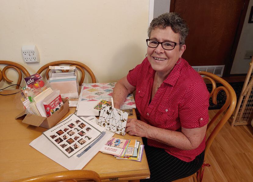 Barbara Berner of Irving frequently writes letters to strangers and loved ones alike. She...