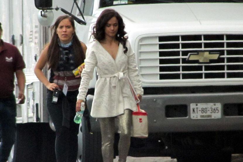 Alice Braga durante el rodaje de “Queen of the South” en Cuernavaca, Morelos”.(AGENCIA...