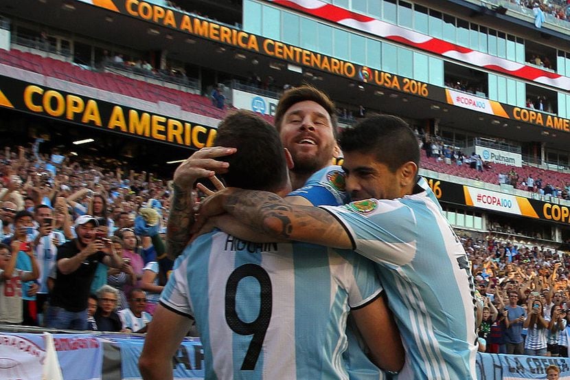 Argentina derrotó 4-1 a la Vinotinto el sábado en Foxborough, Mass. Foto GETTY IMAGES
