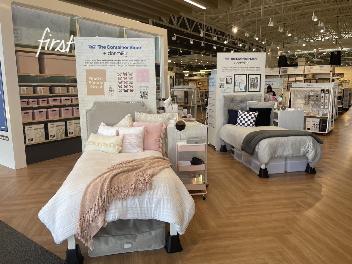 The Container Store has Dormify pop-ups in 10 stores across the U.S., including The...