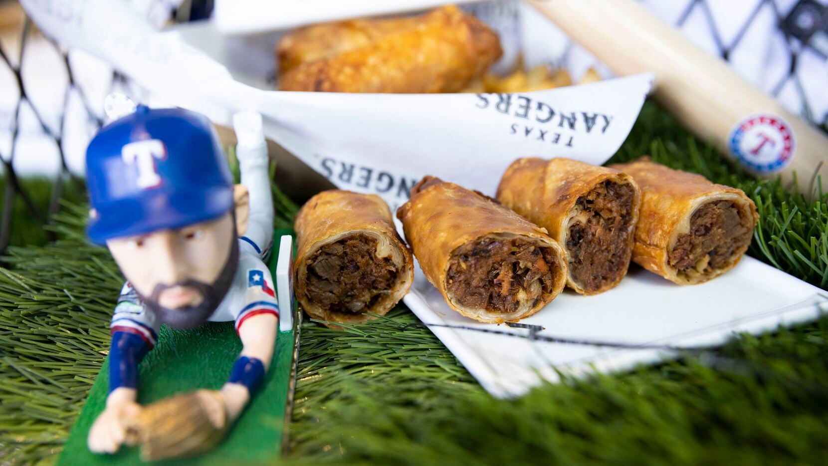 Brisket Egg Rolls & Alligator Corn Dogs Highlight Texas Rangers New  Concessions at Globe Life Field - Sports Illustrated Texas Rangers News,  Analysis and More