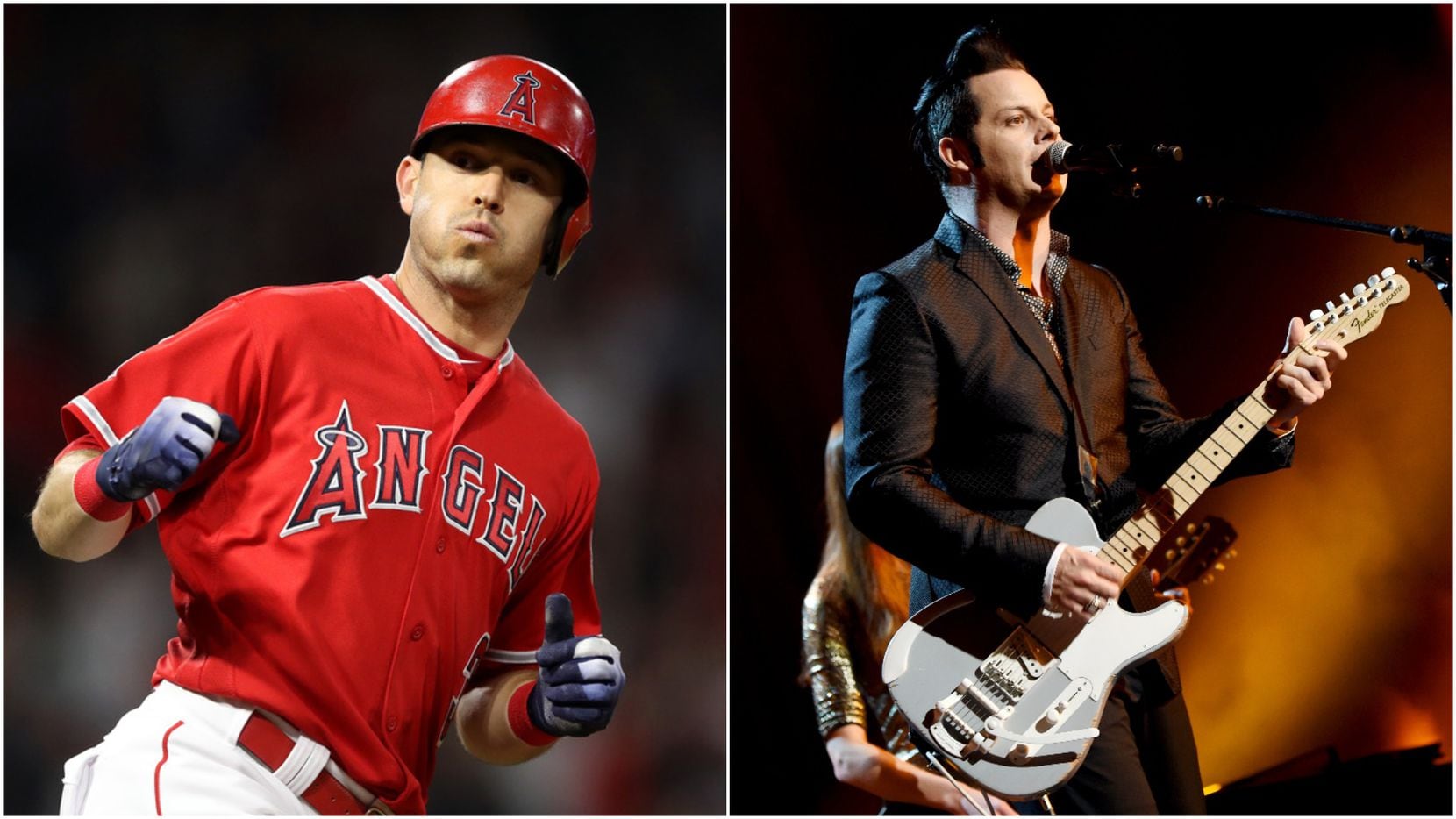 Baseball player Ian Kinsler (left) and musician Jack White (right) are partners in Warstic...