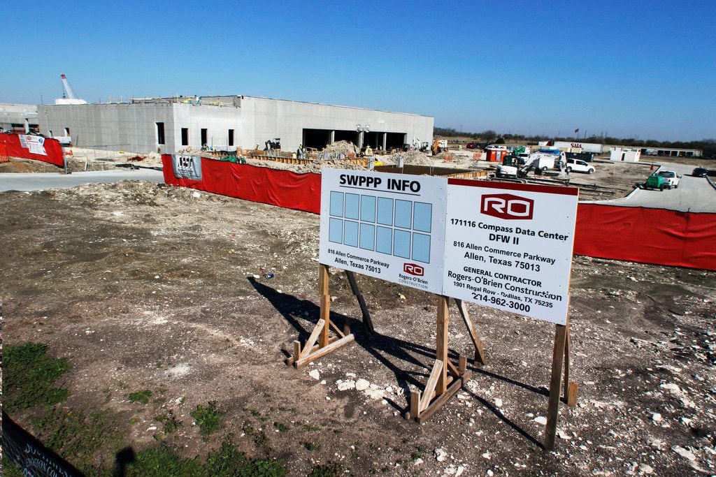 CyrusOne is constructing a 340,000-square foot data center facility adjacent to the TierPoint data center in Allen.  