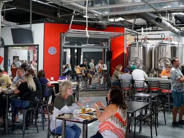 Soul Fire Brewing Co. is one of nine tenants in a Roanoke food hall. The brewery serves beer...