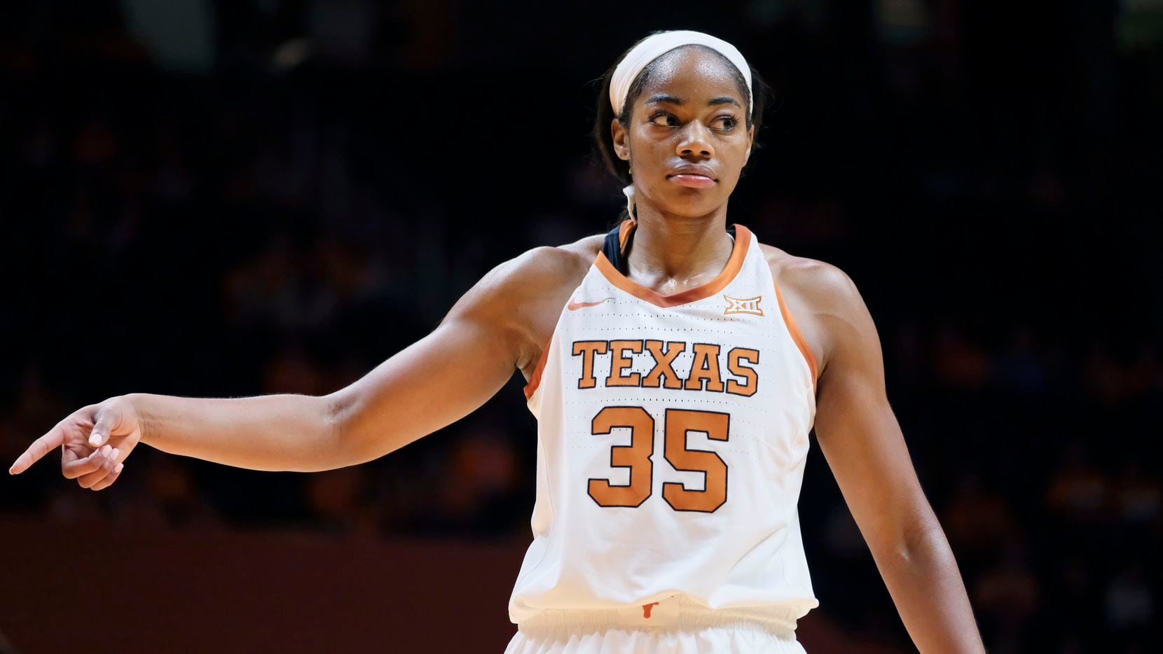 Texas forward Charli Collier (35) during an NCAA women's basketball game against Tennessee on Sunday, Dec. 8, 2019 in Knoxville, Tenn.