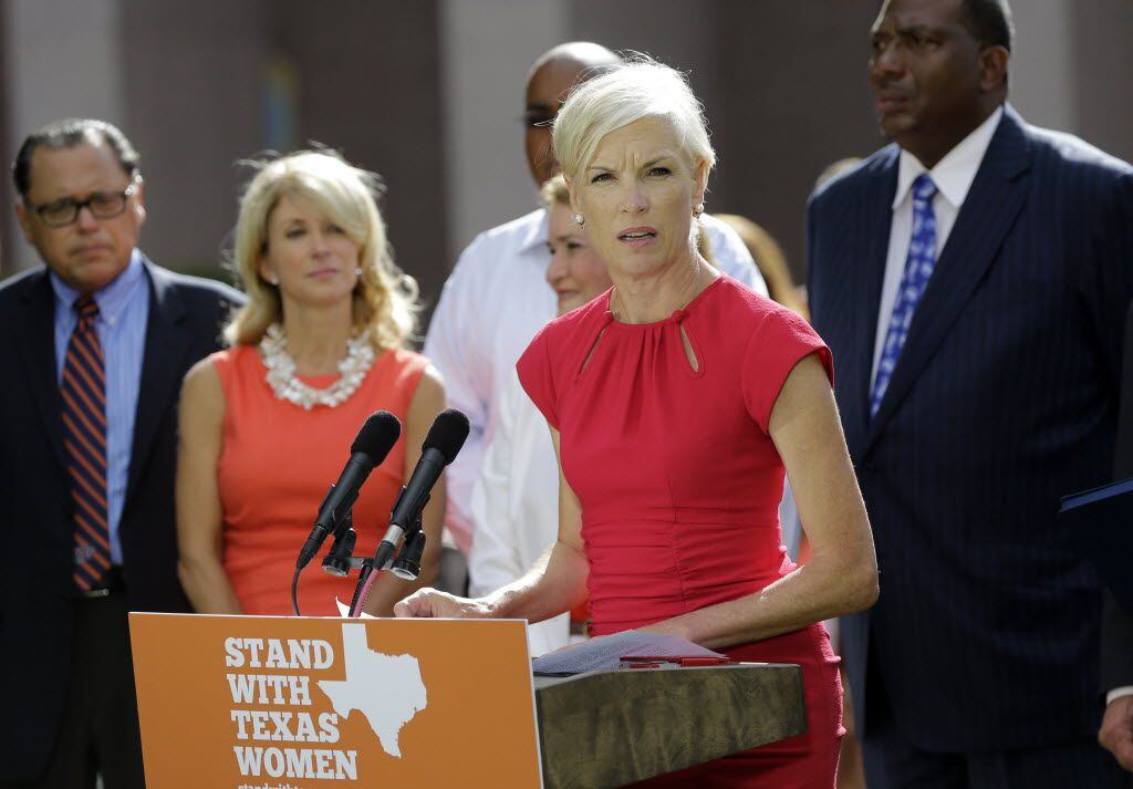 Cecile Richards, president of the Planned Parenthood Federation of America at the time,...