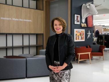JCPenney CEO Jill Soltau poses for a photo in a JCPenney store on Wednesday, October 30,...