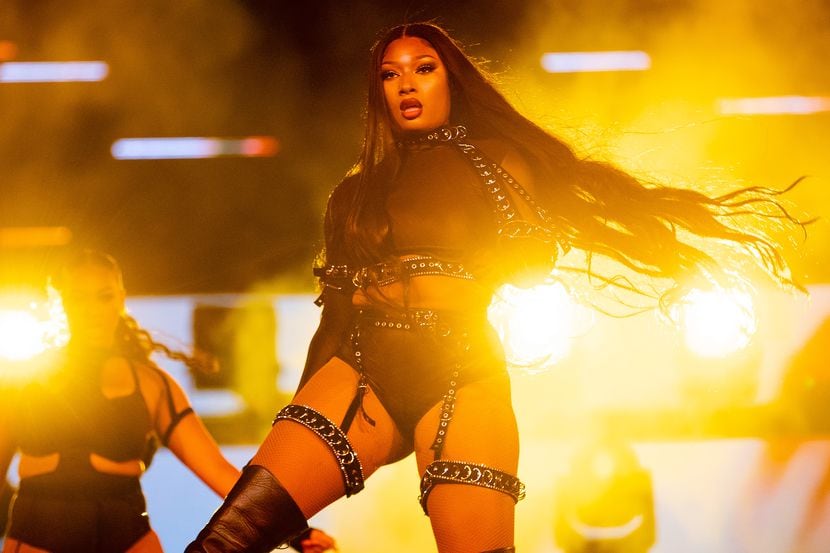 Megan Thee Stallion performed at Red Rocks Amphitheatre on Sept. 2 in Morrison, Colo.