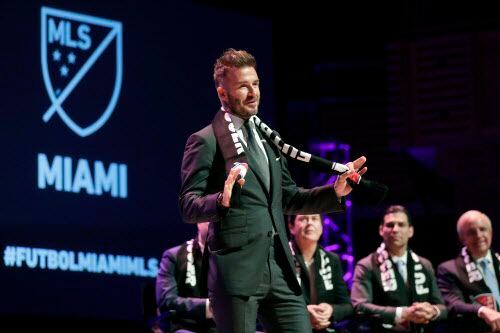 David Beckham anunció la creación de un nuevo equipo de futbol de la MLS con sede en Miami....